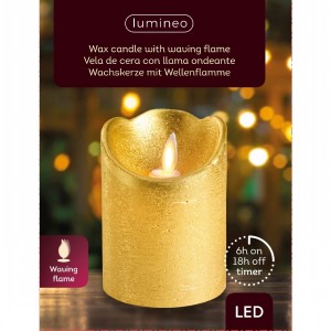 BO LED WAVING CANDLE IN WARM WHITE